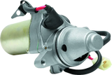 Kawasaki KFX80 motor starter with silver tan finish and red black wiring for KFX80