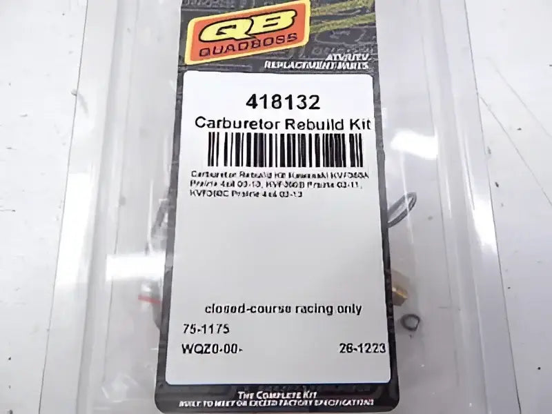 QuadBoss 03-13 Kawasaki KVF360 Prairie 2x4 Carburetor Kit - 418132 - Fuel Delivery