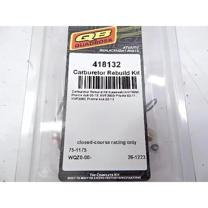 QuadBoss 03-13 Kawasaki KVF360 Prairie 2x4 Carburetor Kit - 418132 - Fuel Delivery