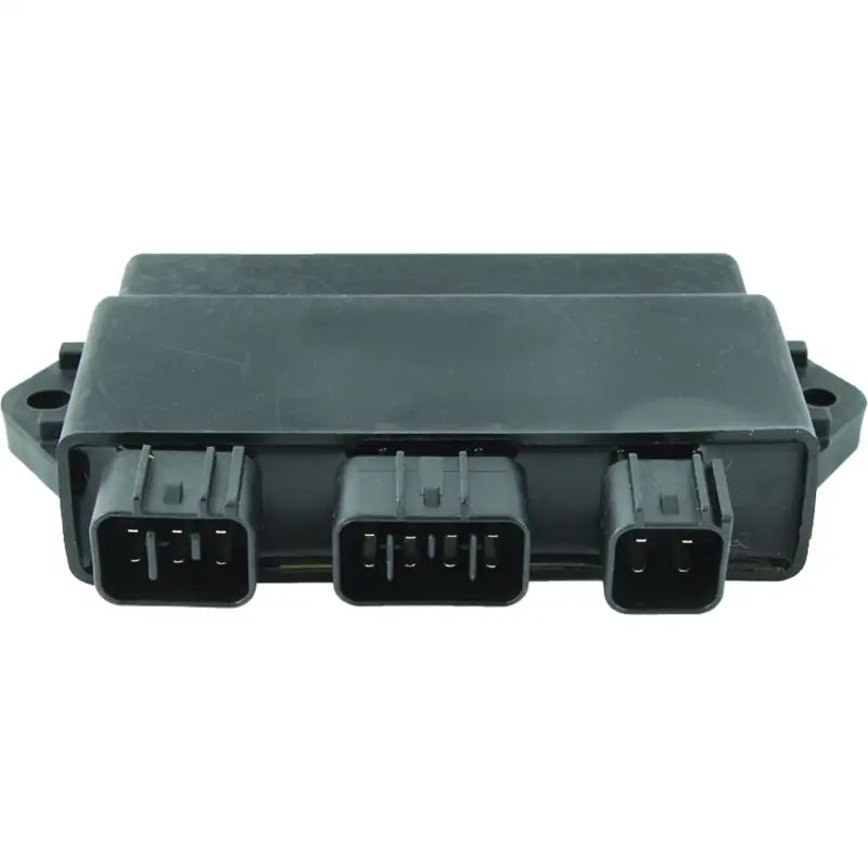 Black electronic control module with three multi-pin connectors for Yamaha YXR660 Rhino 4x4