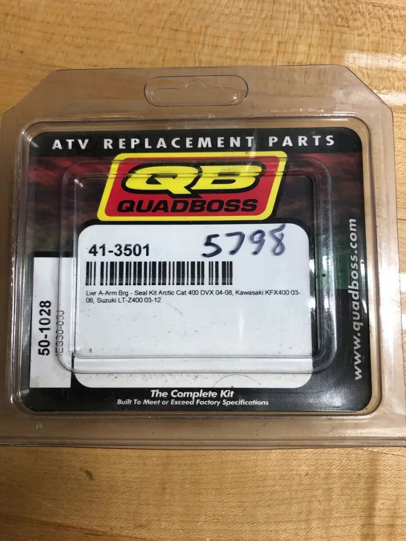 QuadBoss 04-08 Arctic Cat 400 DVX Rear ATV Wheel Bearing & Seal Kit - 413359 - Engine Components
