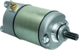 Silver and gray electric motor for Kawasaki KFX700 V-Force Throttle Cable replacement