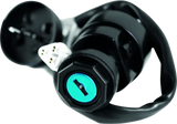 Black ignition switch with blue keyhole for Kawasaki KFX700 VForce drive belt replacement
