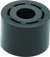 Cylindrical black rubber bushing for Yamaha YFM350R Raptor lower chain roller replacement