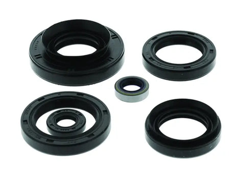 Assorted black and gray oil seals for Kawasaki KVF750 Brute Force 4x4i carb kit