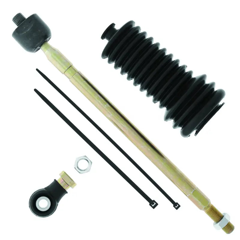 QuadBoss 05-09 Polaris Ranger 500 2x4 (02) Steering Rack Tie Rod Assembly Kit - Right Inner & Outer - RV and Auto Parts
