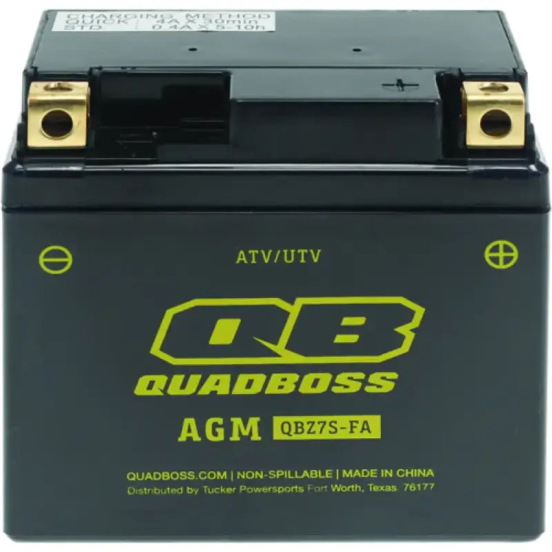 Black ATV UTV battery for Arctic Cat with maintenance-free AGM technology