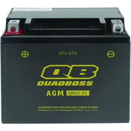 QuadBoss 06-10 Arctic Cat 250 2x4 AT Maintenance-Free AGM Battery - 401381 - Batteries Starting & Charging