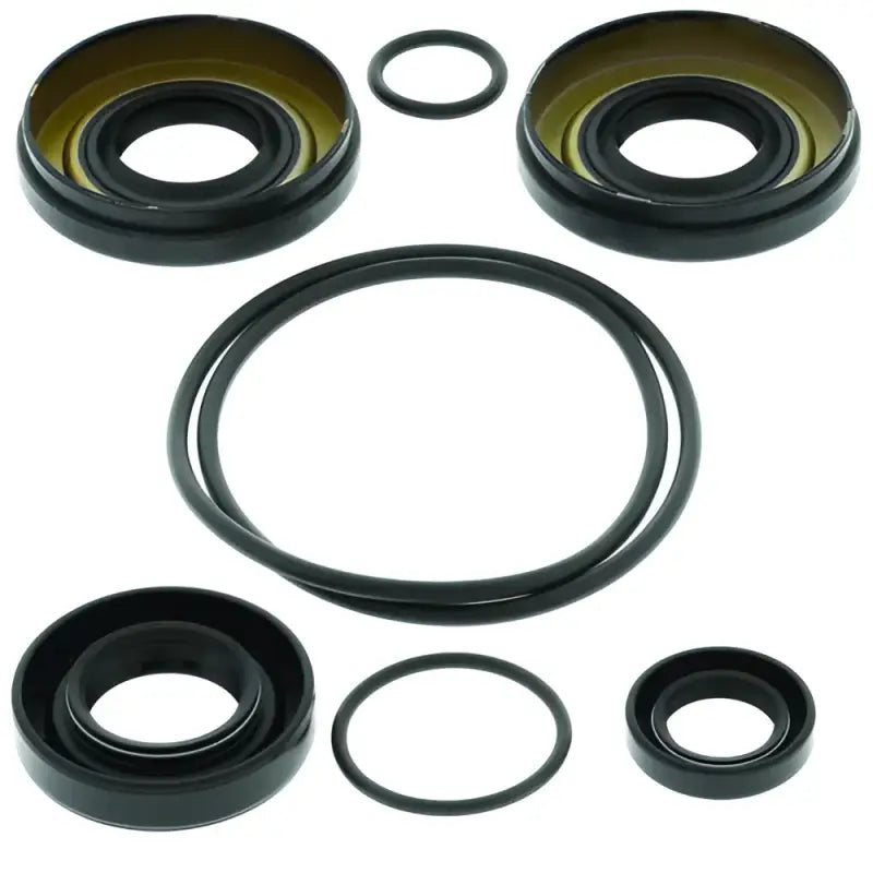 Assorted black rubber seals for Kawasaki KVF650 Brute Force 4x4i rear differential kit