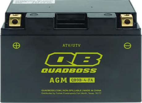 Black ATV UTV AGM battery with brass terminals for Yamaha YFM700R Raptor YFM700R