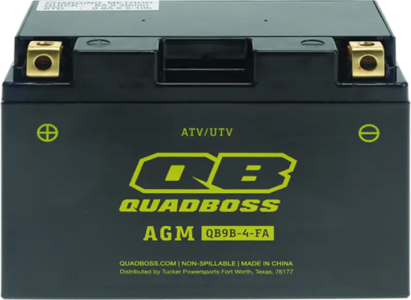 Black ATV UTV AGM battery with brass terminals for Yamaha YFM700R Raptor YFM700R