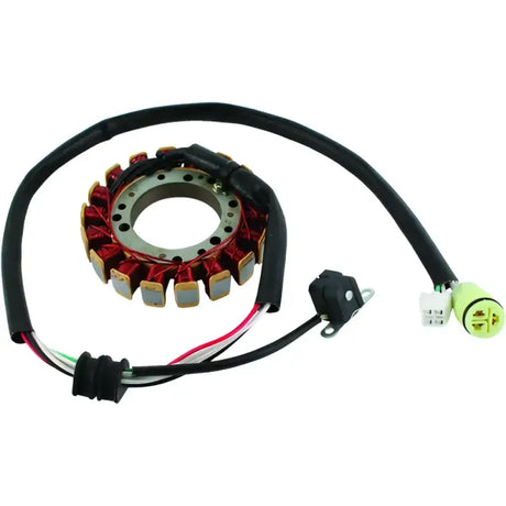 Motorcycle stator with wiring for Yamaha YFM400 Grizzly 4x4 IRS carb kit