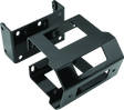Black metal mounting brackets for KingQuad 4x4 AXi ATV Winch Mount on Suzuki LT-A450X