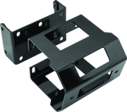 Black metal mounting brackets for KingQuad 4x4 AXi ATV Winch Mount on Suzuki LT-A450X