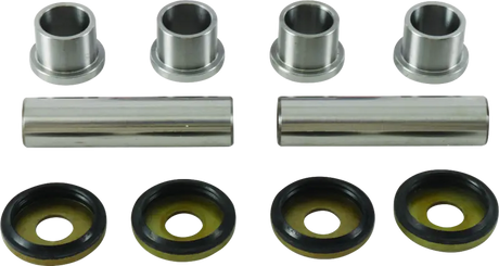 Motorcycle suspension bushing kit for rear independent suspension on Kawasaki Teryx 750