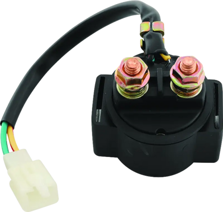 Black starter relay with wires for throttle control in RV parts & accessories
