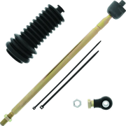 QuadBoss 09-10 Polaris Ranger 500 4x4 (03) Steering Rack Tie Rod Assembly Kit - Right Inner & Outer - Suspension