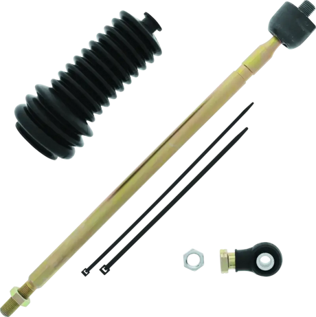 QuadBoss 09-10 Polaris Ranger 500 4x4 (03) Steering Rack Tie Rod Assembly Kit - Right Inner & Outer - Suspension