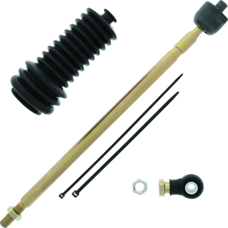QuadBoss 09-10 Polaris Ranger 500 4x4 (03)Steering Rack Tie Rod Assembly Kit - Left Inner & Outer - 411147 - Suspension