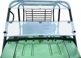Green utility vehicle with clear windshield and roof for Kawasaki KAF620M Mule 4010 4x4