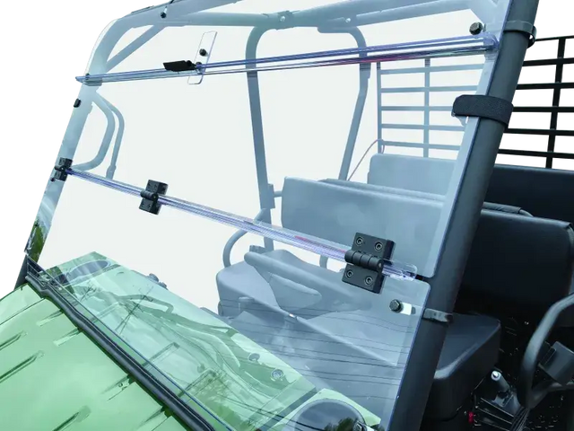 Transparent utility vehicle windshield for Kawasaki KAF620M Mule 4010 4x4 kaf620m mule