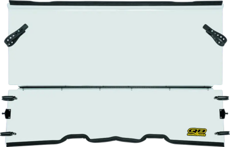 White UTV rear panel for Polaris Ranger folding windshield, great for tough weather conditions