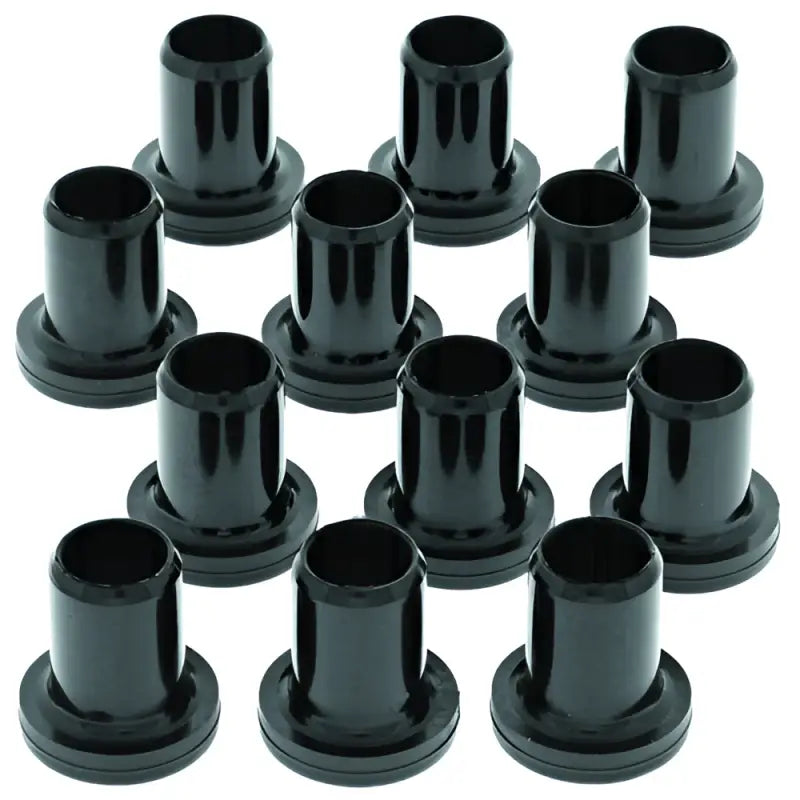 QuadBoss repair kit black flanged plastic bushings for Polaris Ranger rear independent suspension