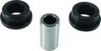 Black and silver bushings in the QuadBoss 10-14 Polaris RZR shock bearing assembly
