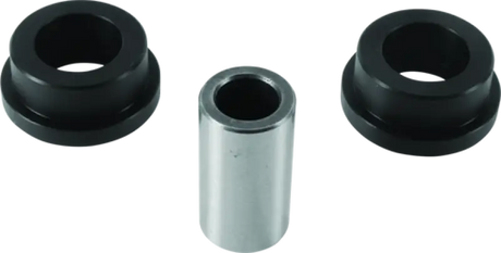 Black and silver bushings in the QuadBoss 10-14 Polaris RZR shock bearing assembly