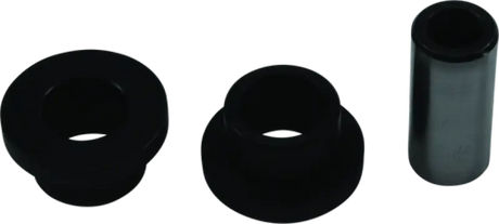 Black rubber bushings and metal sleeve in QuadBoss shock bearing assembly for Polaris RZR