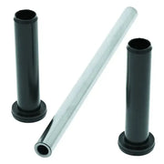 Black sleeves and silver tube for Polaris RZR quad boss lower A-arm kit