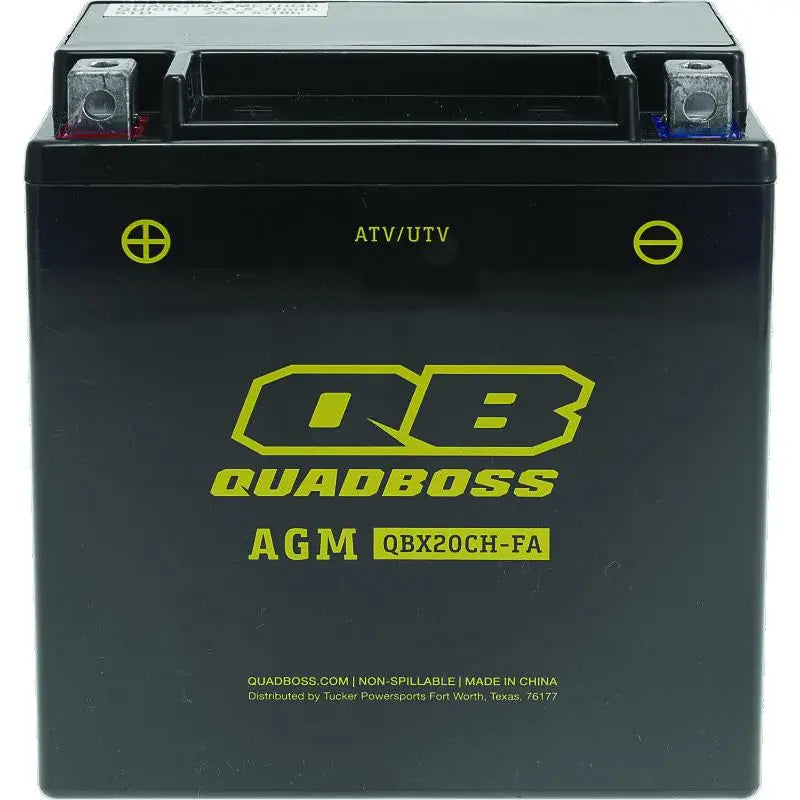 QuadBoss 401386 QuadBoss 10-20 Suzuki LT-A500F KingQuad Maintenance-Free AGM Battery - 401386