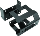 Black metal mounting brackets for Kawasaki KVF300 Brute Force ATV winch mount