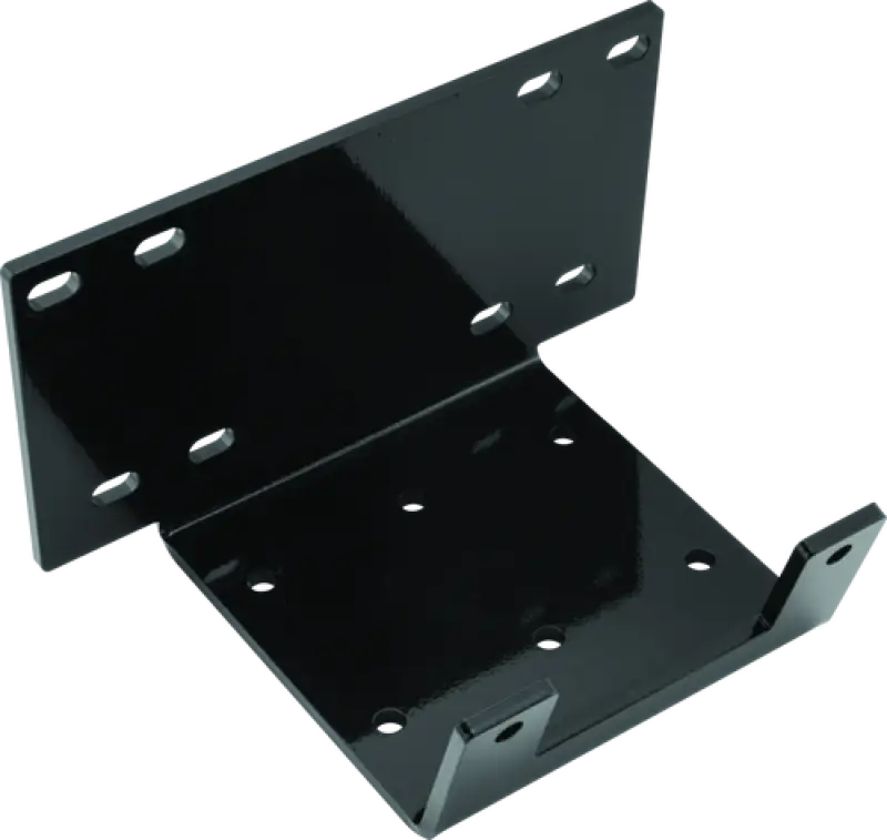 Black metal mounting bracket for Kawasaki KVF300 Brute Force ATV Winch Mount