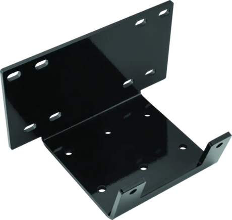 Black metal mounting bracket for Kawasaki KVF300 Brute Force ATV Winch Mount