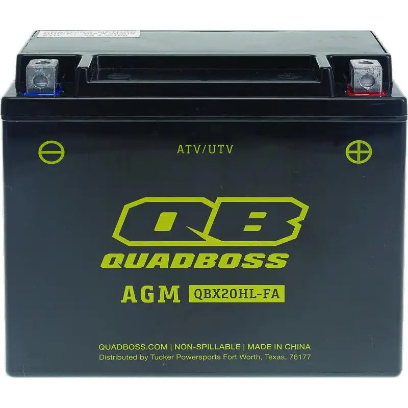 QuadBoss 401385 QuadBoss 13-16 Arctic Cat 450 Maintenance-Free AGM Battery - 401385