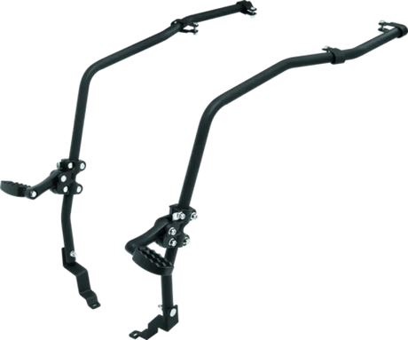 Black metal bicycle carrier for Yamaha YFM700 Grizzly and YFM700 bikes
