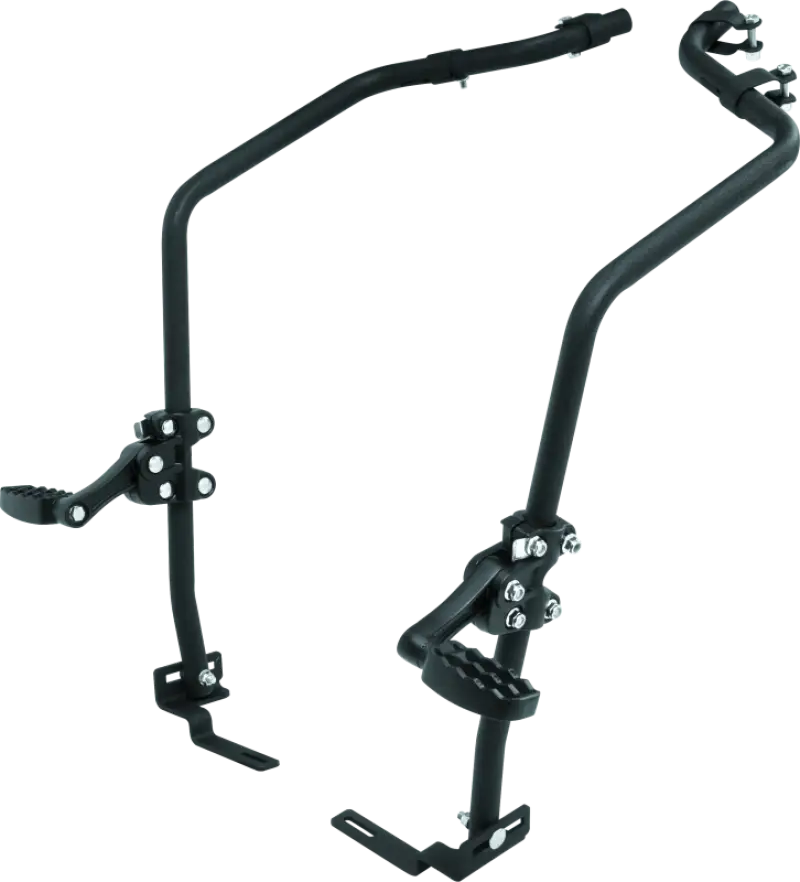 Black motorcycle highway bar foot pegs for Yamaha YFM700 Grizzly off-road bike