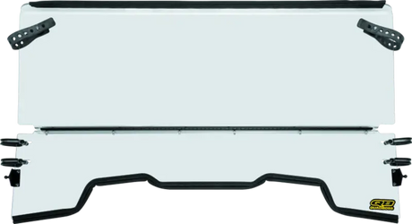 Clear UTV windshield with black hardware for Honda SXS700 Pioneer SXS700 Pioneer Lift Kit