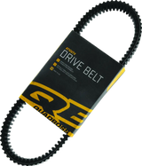 Black drive belt with yellow and black packaging for Polaris ACE cooling fan assembly