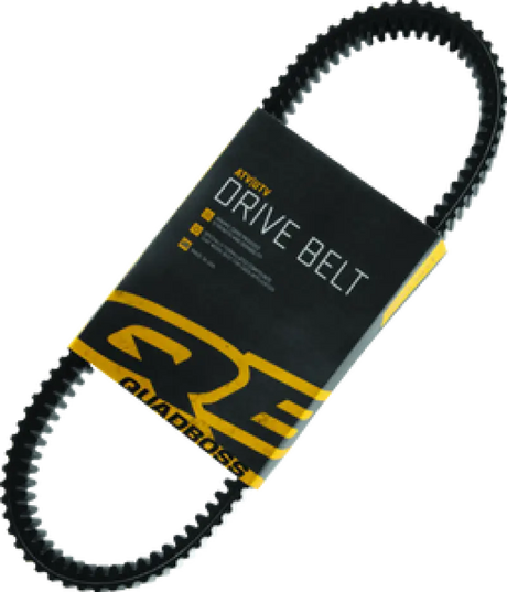 Black drive belt for Polaris ACE cooling fan assembly, durable for ATVs and UTVs