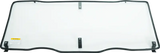 Vehicle windshield with black frame for Polaris Ranger rear panel windows replacement