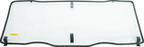 White framed windshield for Polaris Ranger rear panel windows replacement
