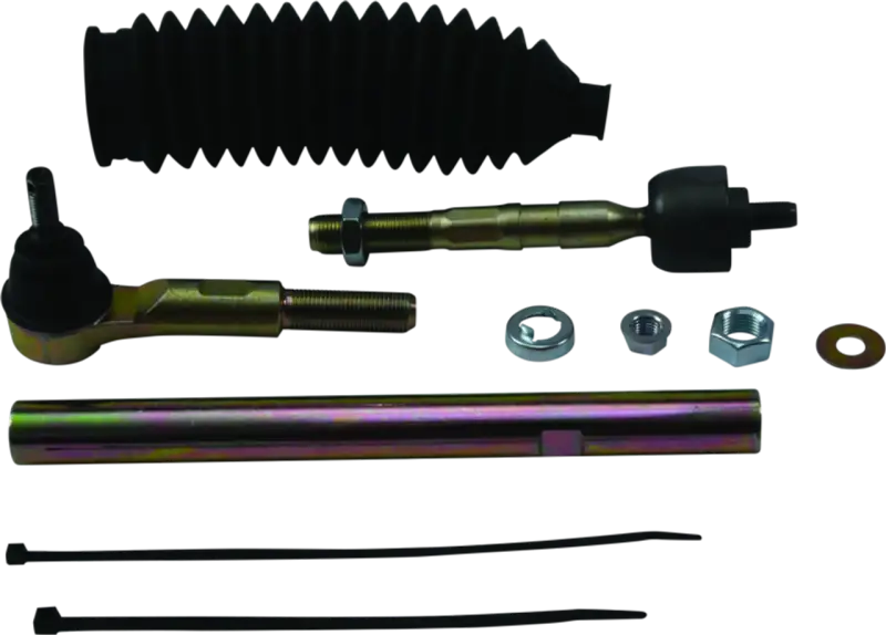QuadBoss 15-21 Honda SXS500 Pioneer 500 Steering Rack Tie Rod Assembly Kit - Left Inner & Outer - 420725 - Suspension