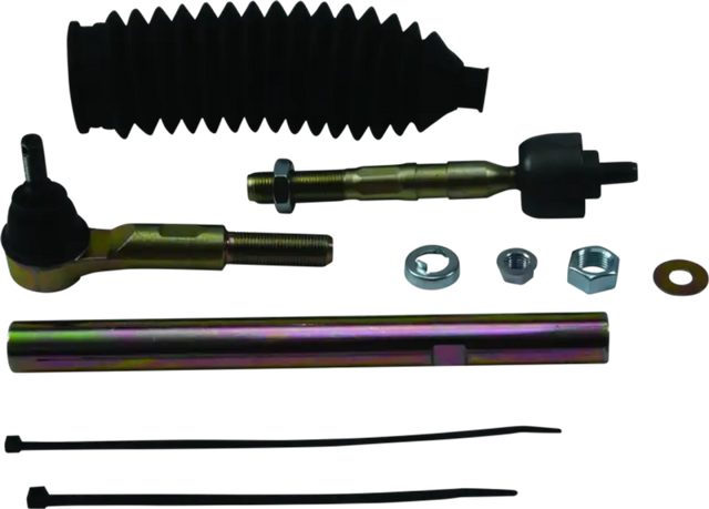 QuadBoss 15-21 Honda SXS500 Pioneer 500 Steering Rack Tie Rod Assembly Kit - Left Inner & Outer - 420725 - Suspension