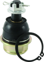 Automotive ball joint with rubber boot, gold housing, and castellated nut for Yamaha YXC700 Viking