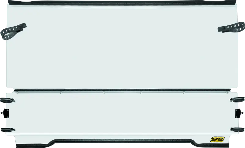 White utility vehicle door for Kawasaki KRF800 Teryx folding windshield on KRF800 Teryx