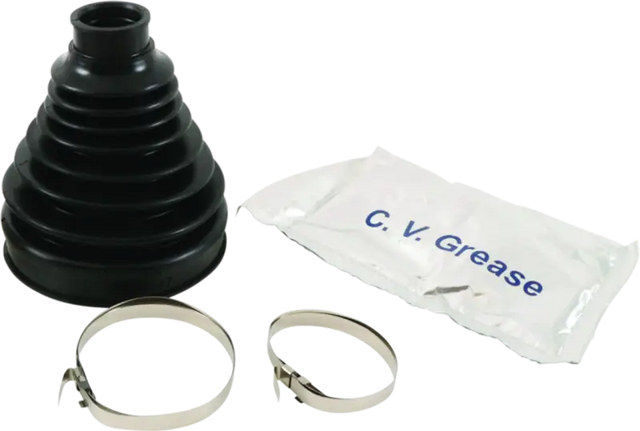 Black rubber CV boot kit for Honda SXS1000 Pioneer SXS1000 Pioneer Front Inner CV Boot