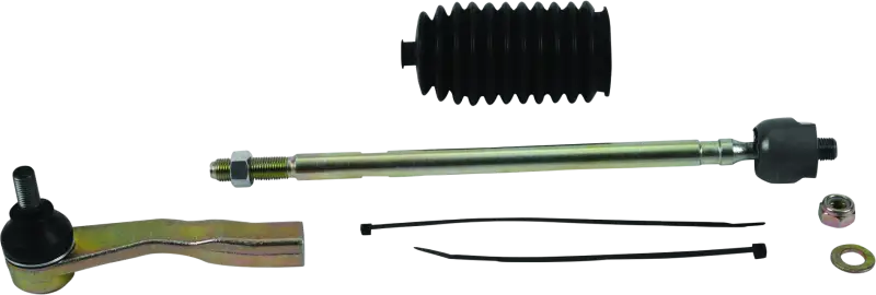QuadBoss 18-20 Polaris Ranger 1000 EPS Steering Rack Tie Rod Assembly Kit - Right Inner & Outer - RV and Auto Parts