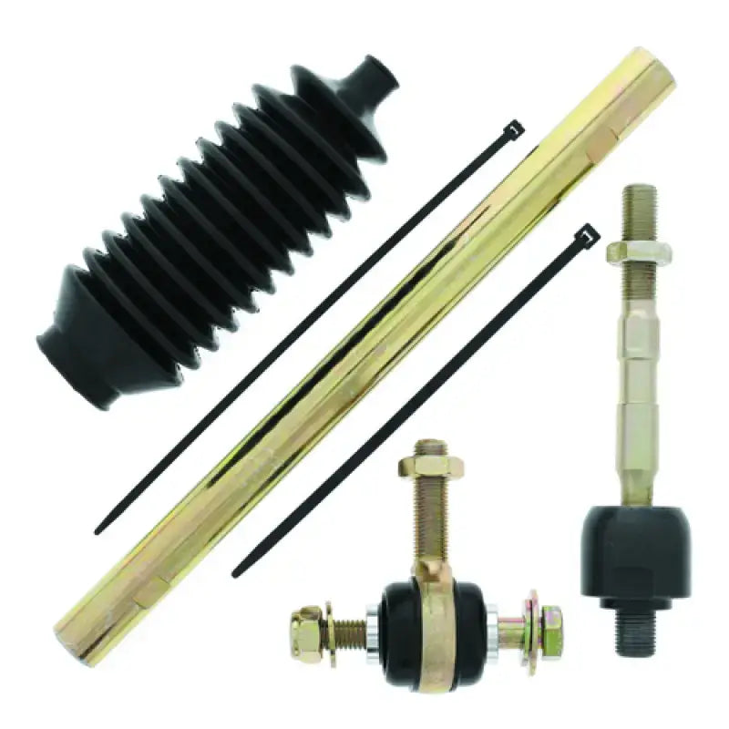 QuadBoss 18-21 Can-Am Maverick Trail 1000/DPS Steering Rack Tie Rod Assembly Kit, left inner & outer tie rods for high-quality durability and precision fit. Ideal for performance, suspension improvement, ensuring superior steering responsiveness. RV, automotive, powersports, off-road, marine, exterior, truck accessories, interior, truck bed, rv parts, Performance, Suspension, AVADA - Best Sellers, Must Haves
